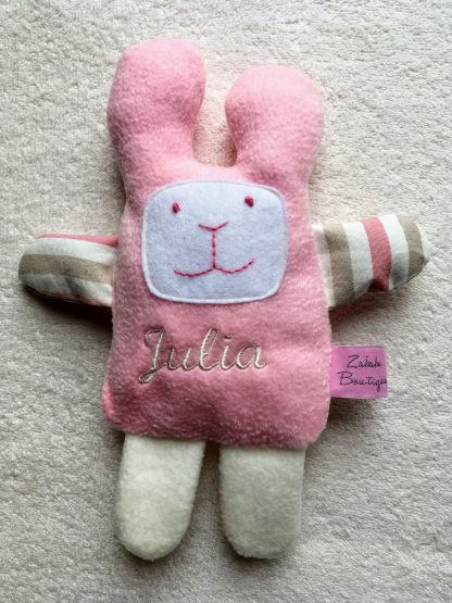 how to embroider a name on a stuffed animal